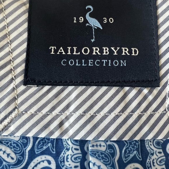 NWT TailorByrd Blue Seersucker Blazer Size 46R - Picture 8 of 11
